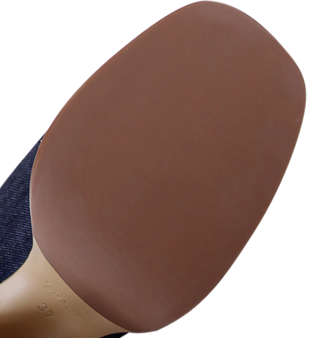 Amara plateau sandaler, denim - Image 7
