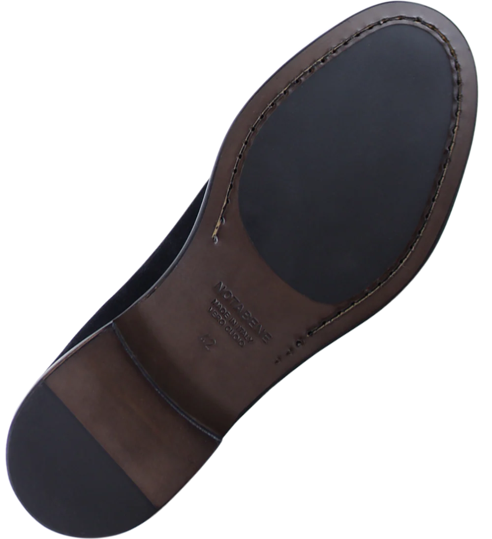 Antonio loafers, sort ruskind - Image 7