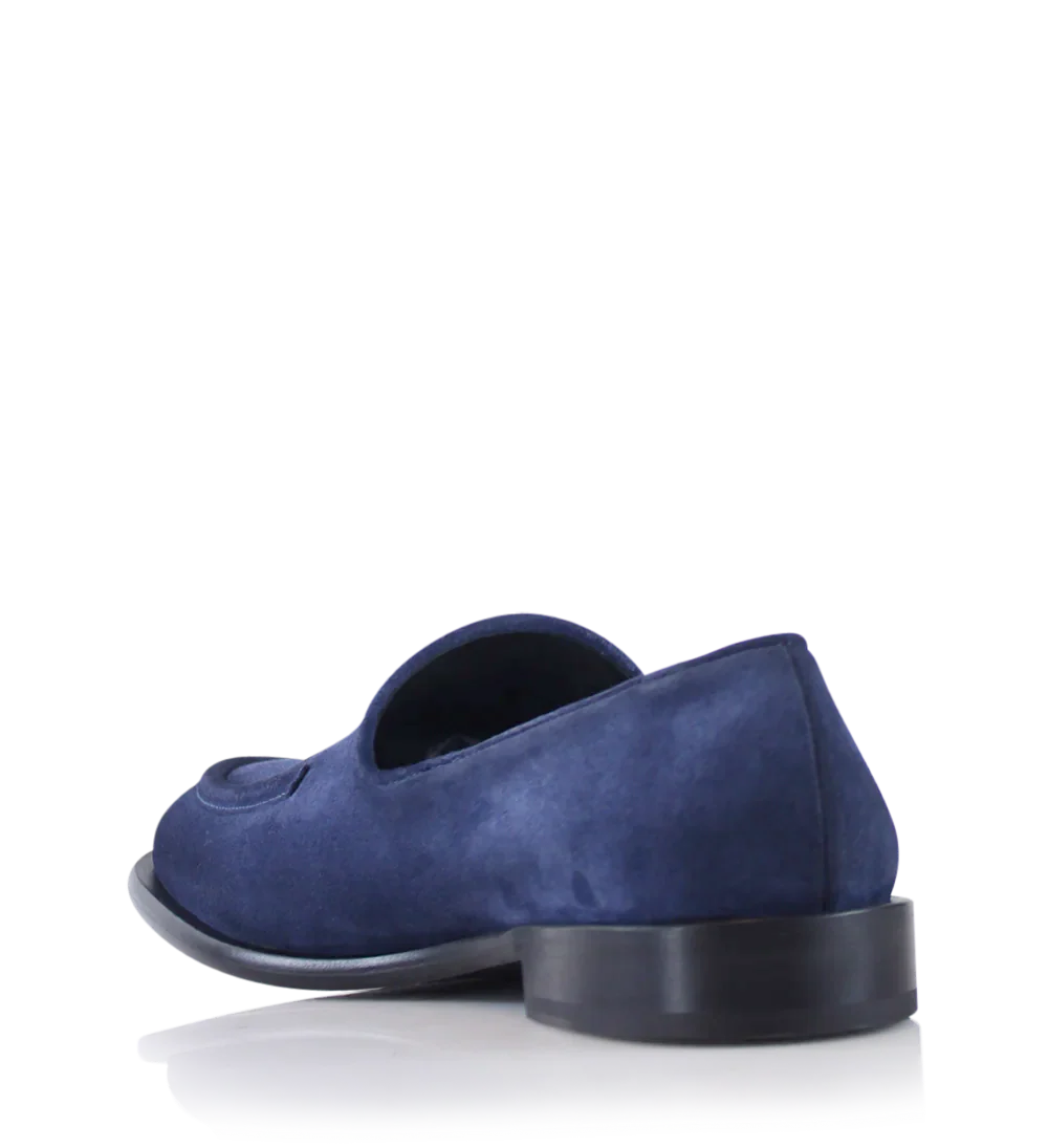Antonio loafers, blå ruskind - Image 5