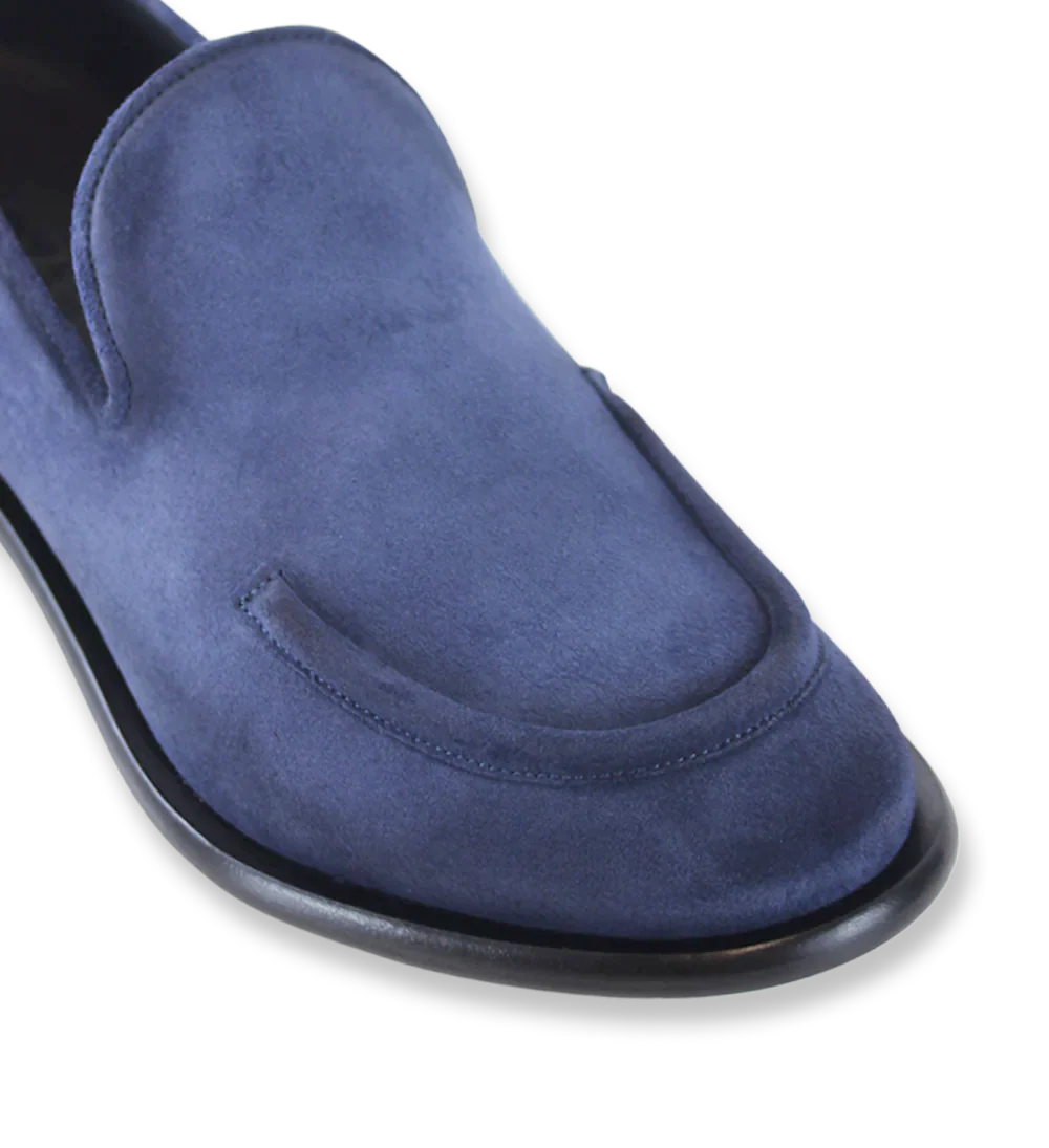 Antonio loafers, blå ruskind - Image 6