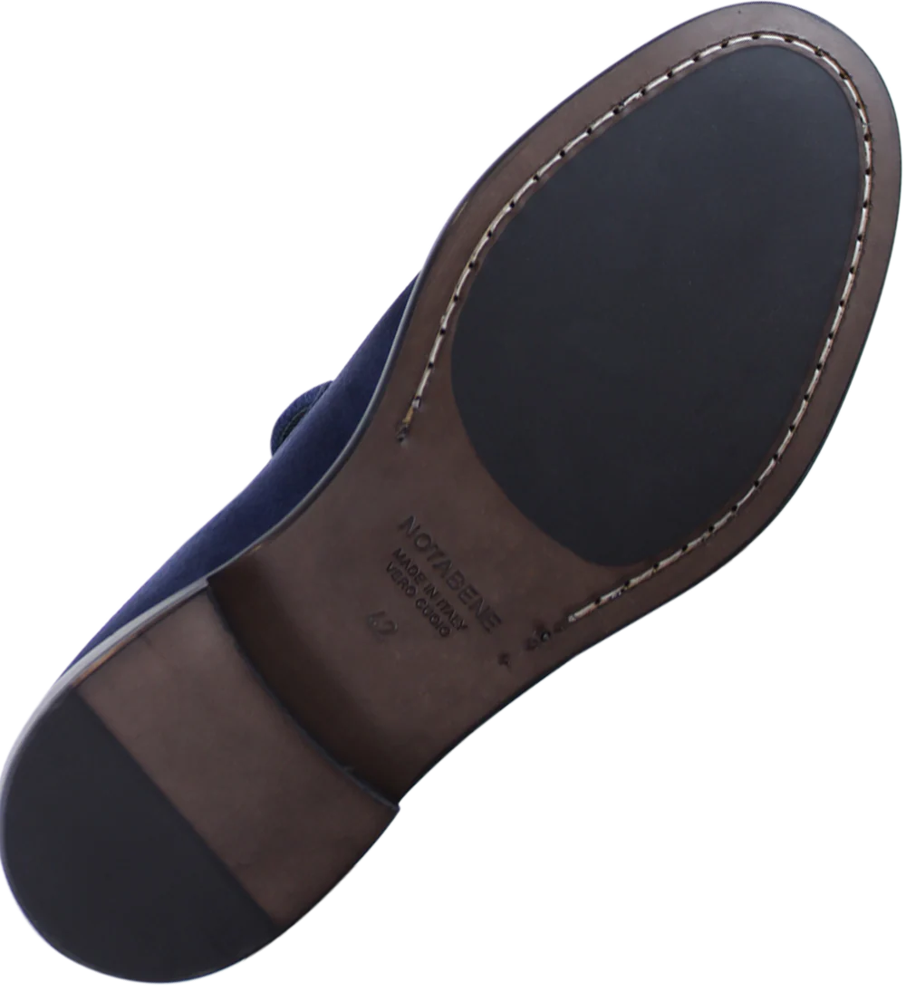 Antonio loafers, blå ruskind - Image 7