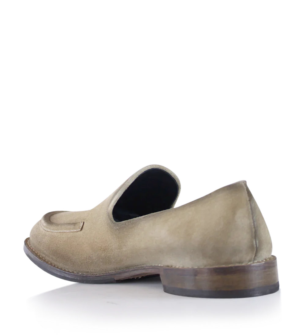 Antonio loafers, beige ruskind - Image 4