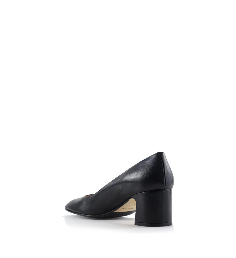 Audrey 55 pumps, sort læder - Image 4