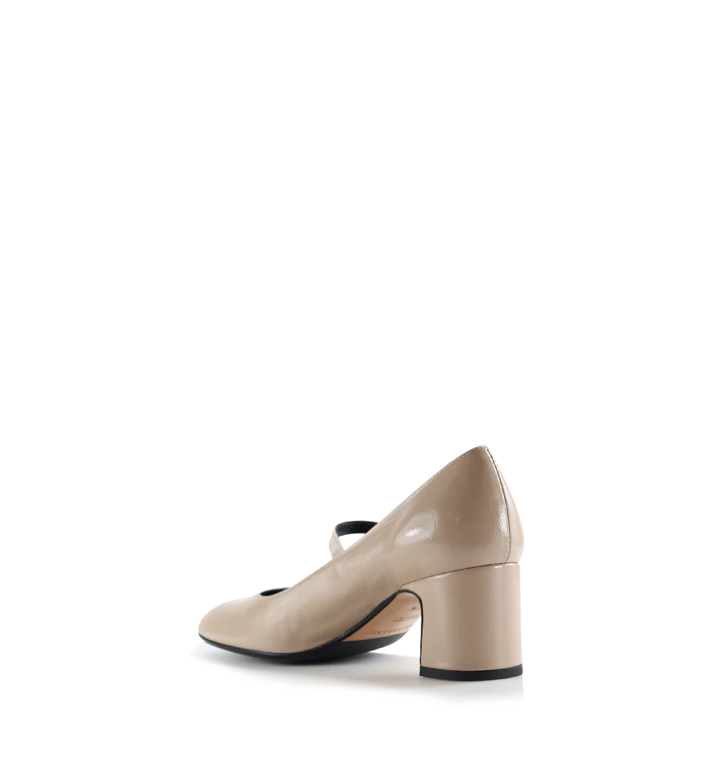 Ava 55 pump, taupe lak - Image 3