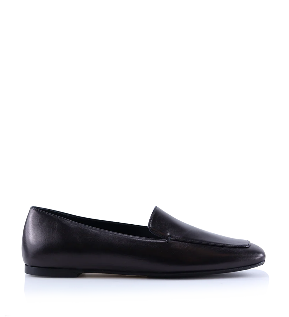 Barbara loafers, sort læder