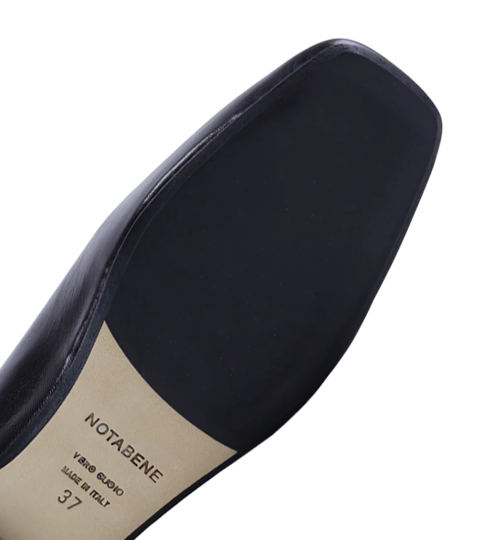 Barbara loafers, sort læder - Image 4