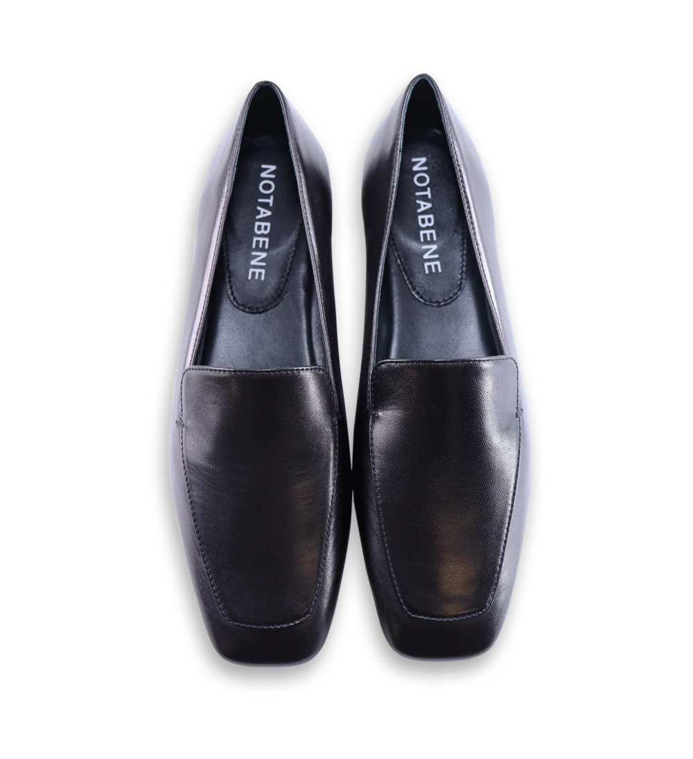 Barbara loafers, sort læder - Image 5