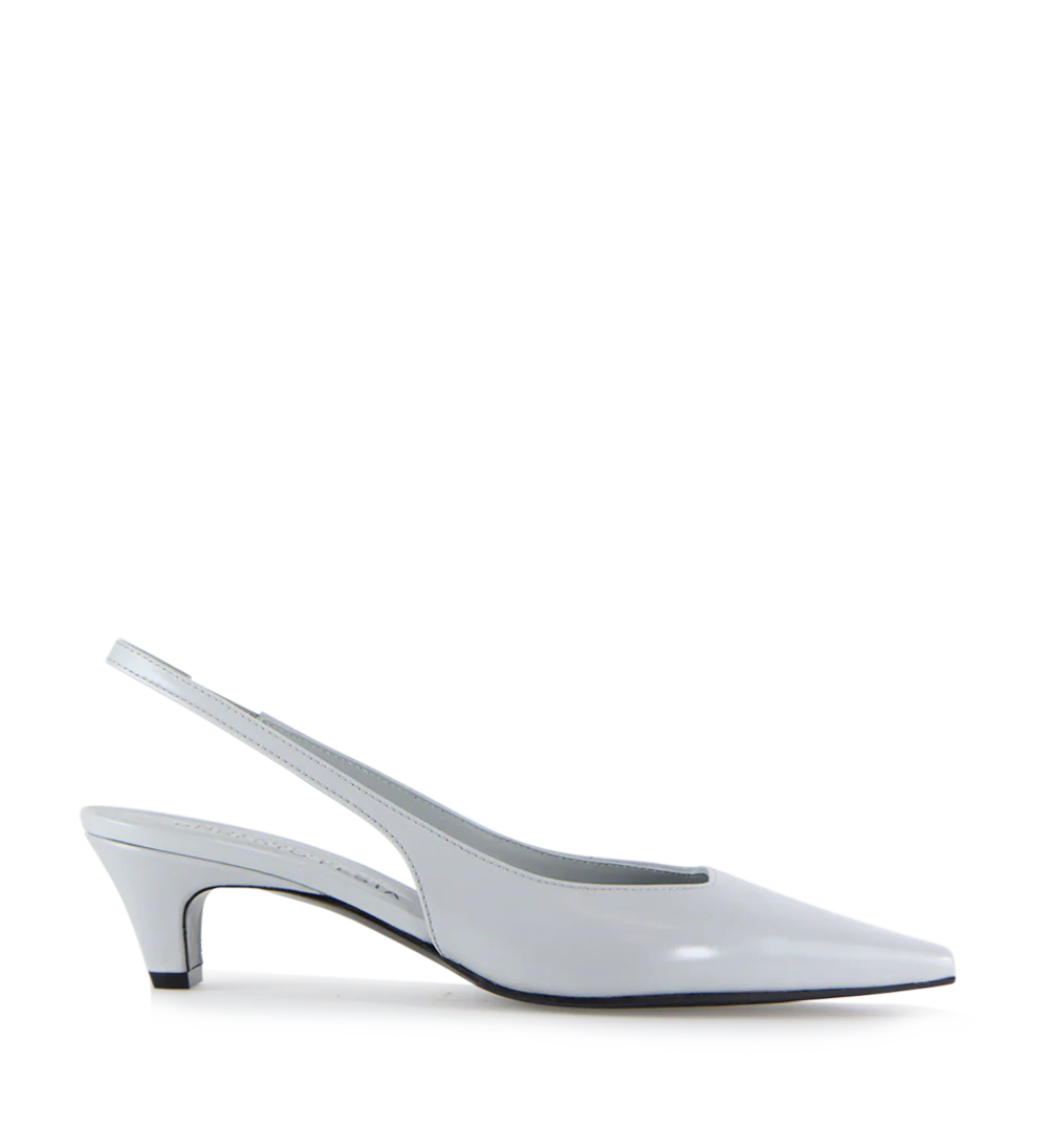 Beatrice 35 slingback stiletter, ice læder