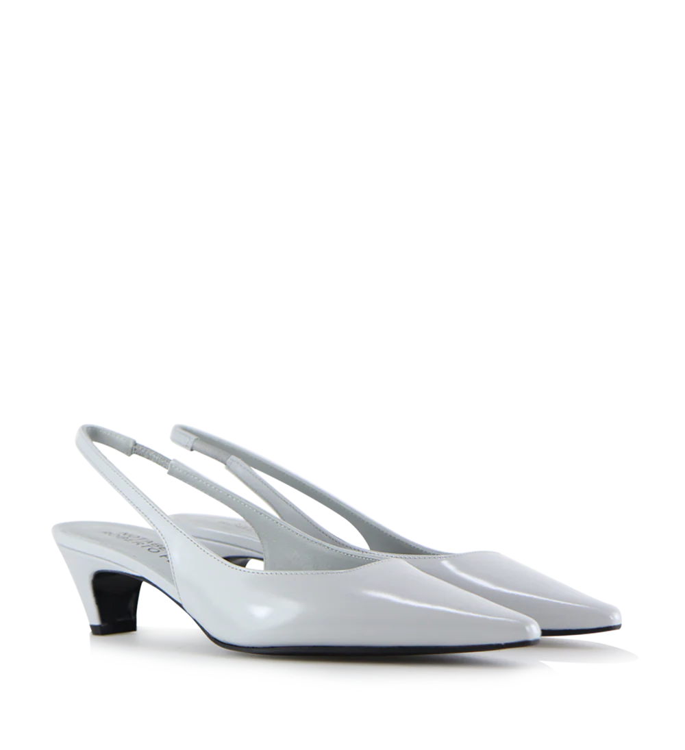 Beatrice 35 slingback stiletter, ice læder - Image 3