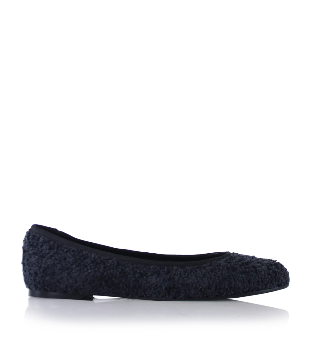 Bella ballerinaer, sort bouclé