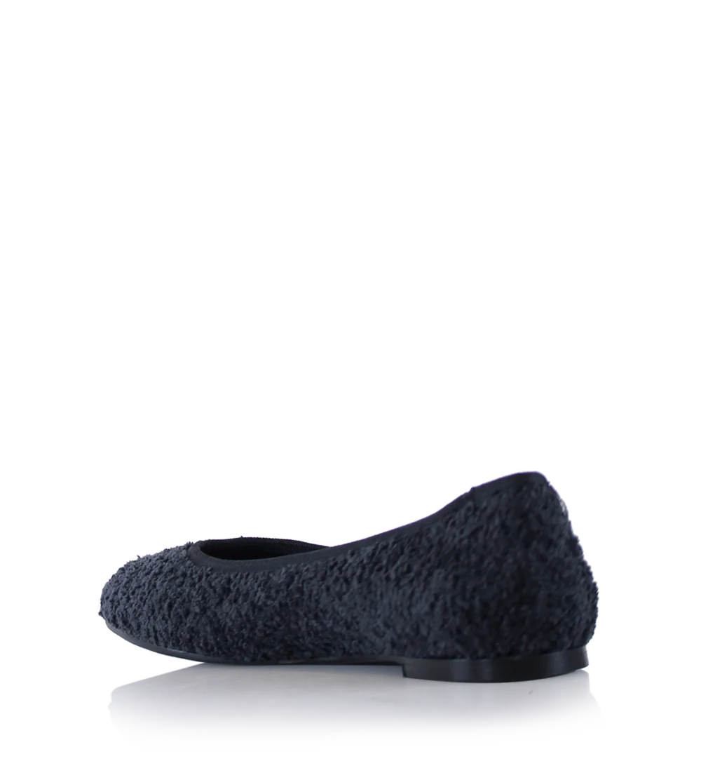 Bella ballerinaer, sort bouclé - Image 3