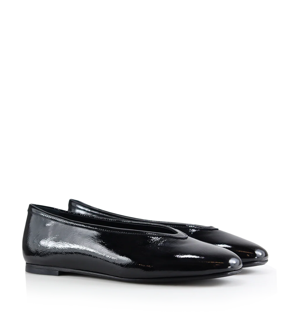 Betty ballerinaer, sort lak - Image 3