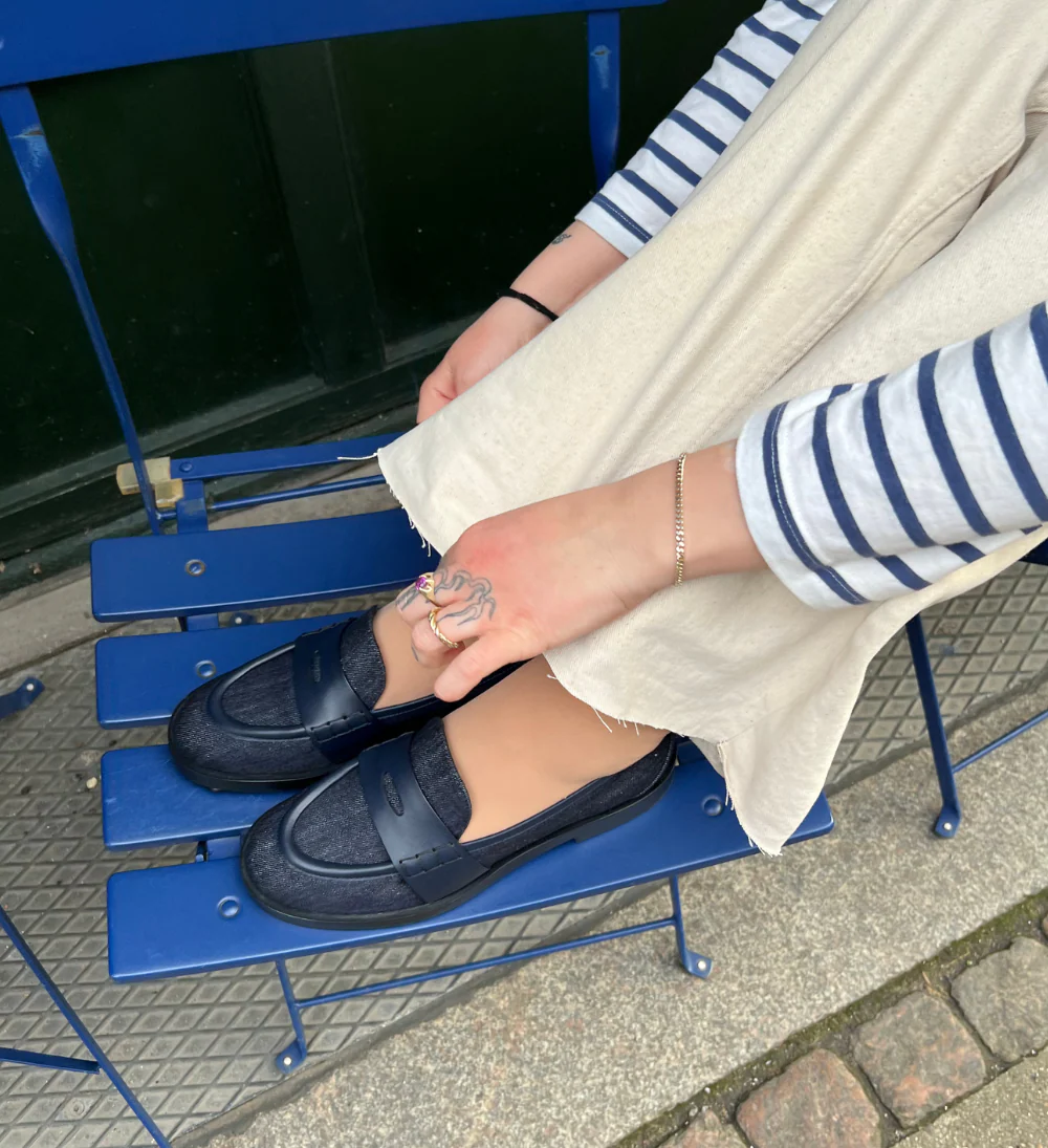 Blondie loafers, denim - Image 6