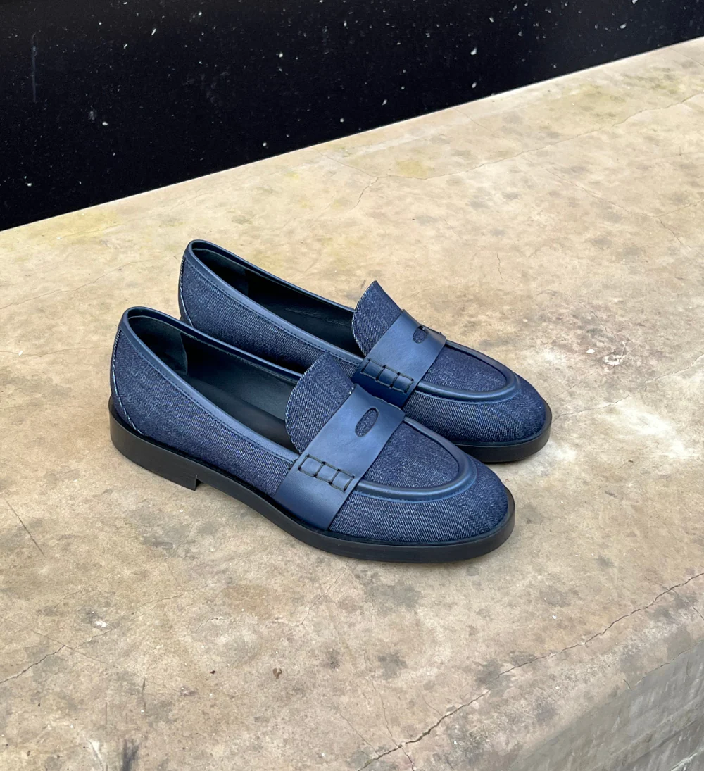 Blondie loafers, denim - Image 8