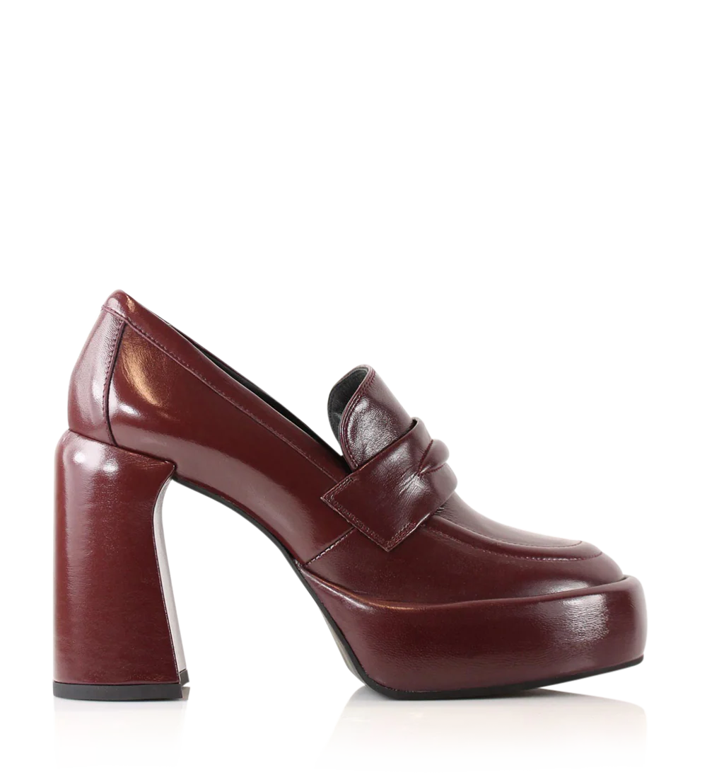 Brady 105 pumps, amarone læder