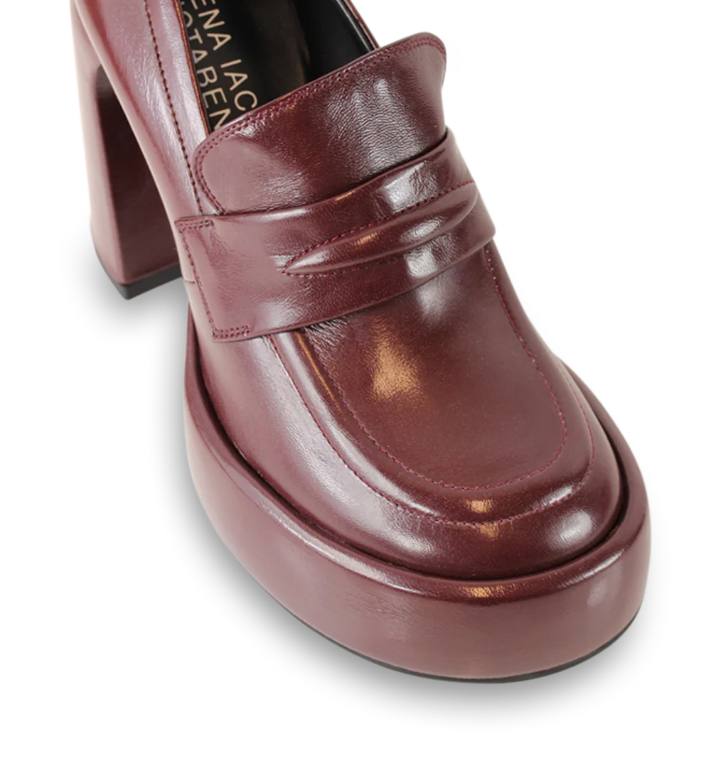 Brady 105 pumps, amarone læder - Image 4