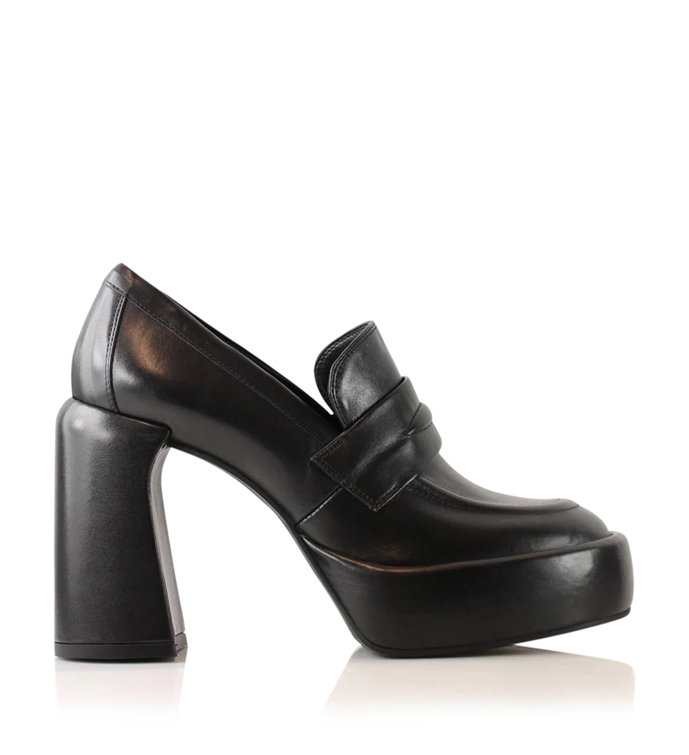 Brady 105 pumps, Sort Læder