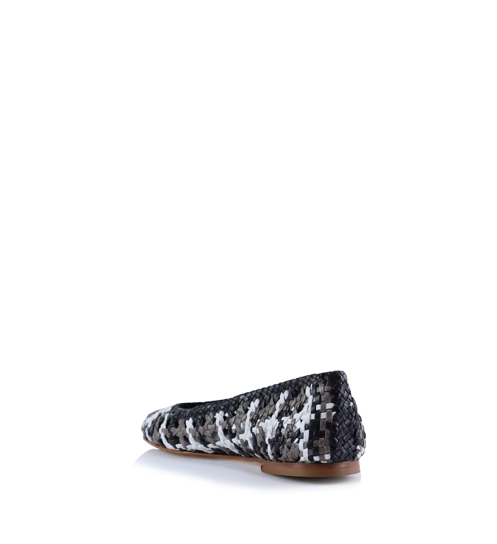 Capri ballerinaer, sort multi - Image 4
