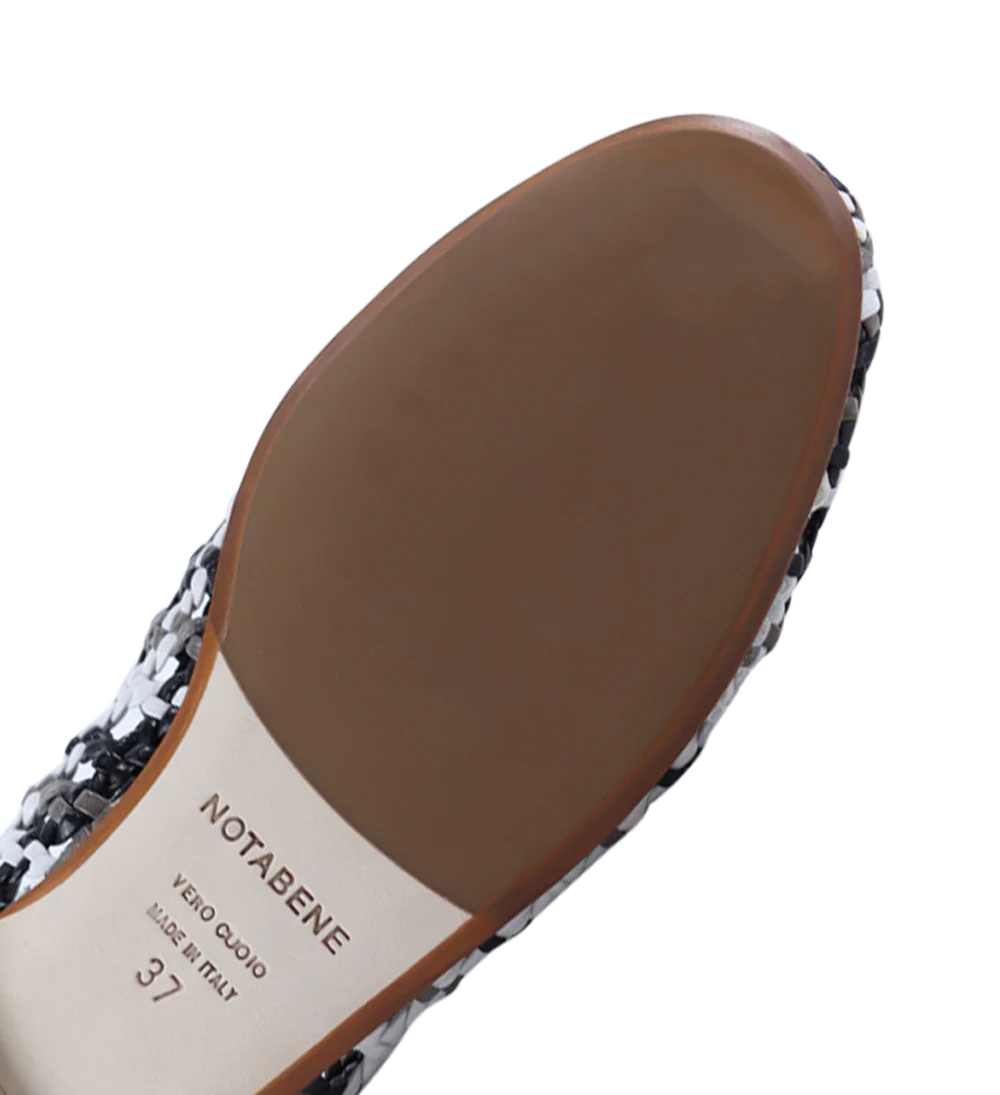 Capri ballerinaer, sort multi - Image 6