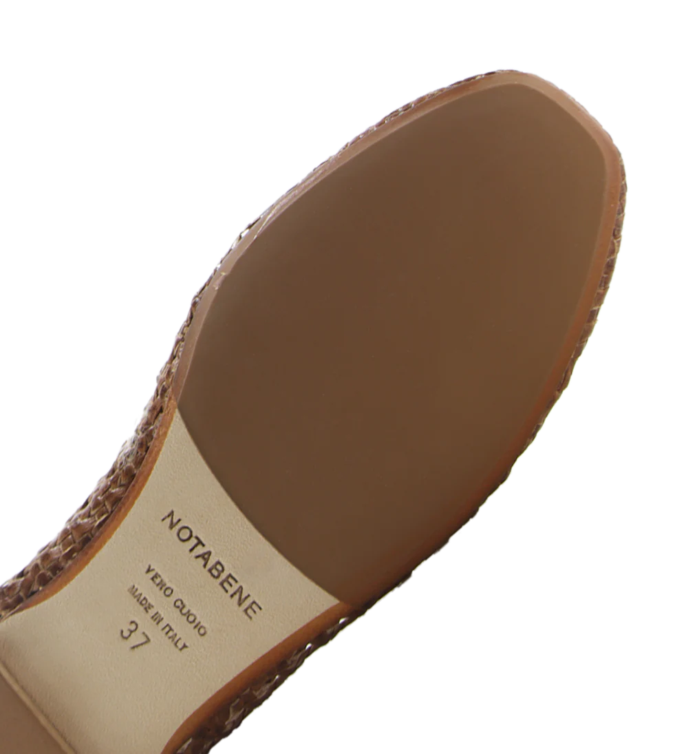 Capri II ballerina, brun læder - Image 5