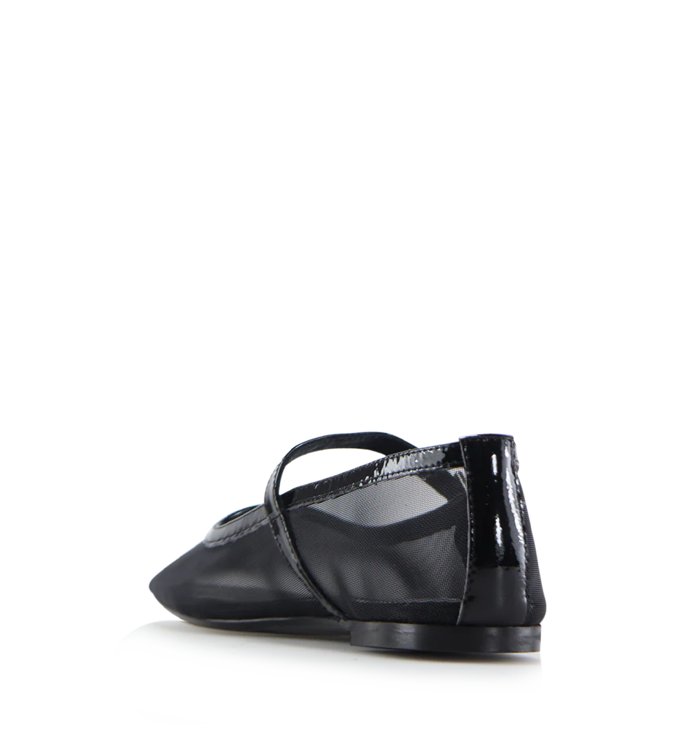 Carmilla ballerina, sort mesh - Image 4