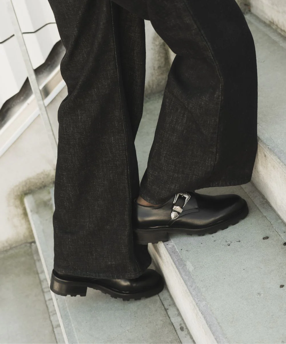 Chia loafers, sort læder - Image 4