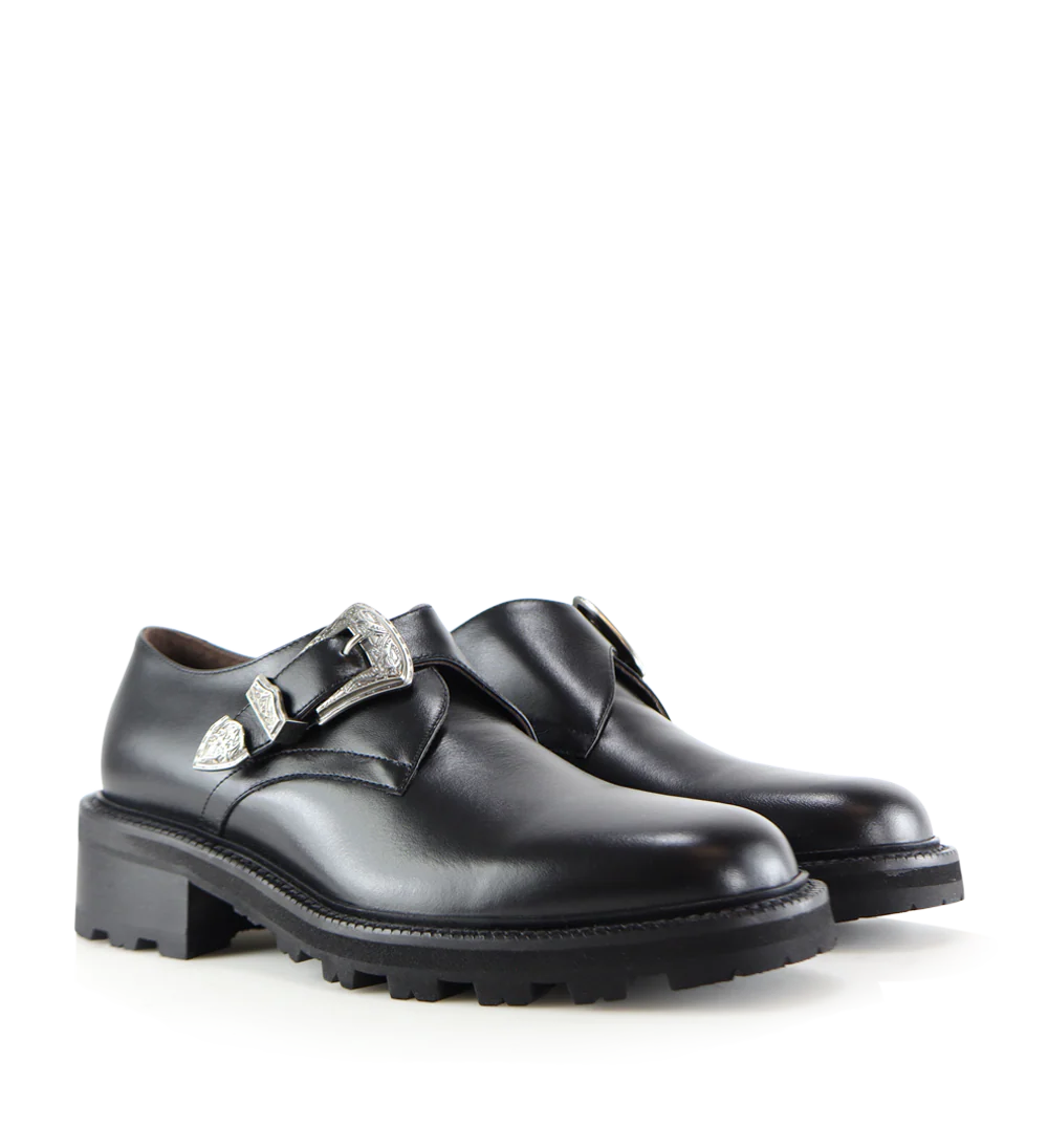 Chia loafers, sort læder - Image 5