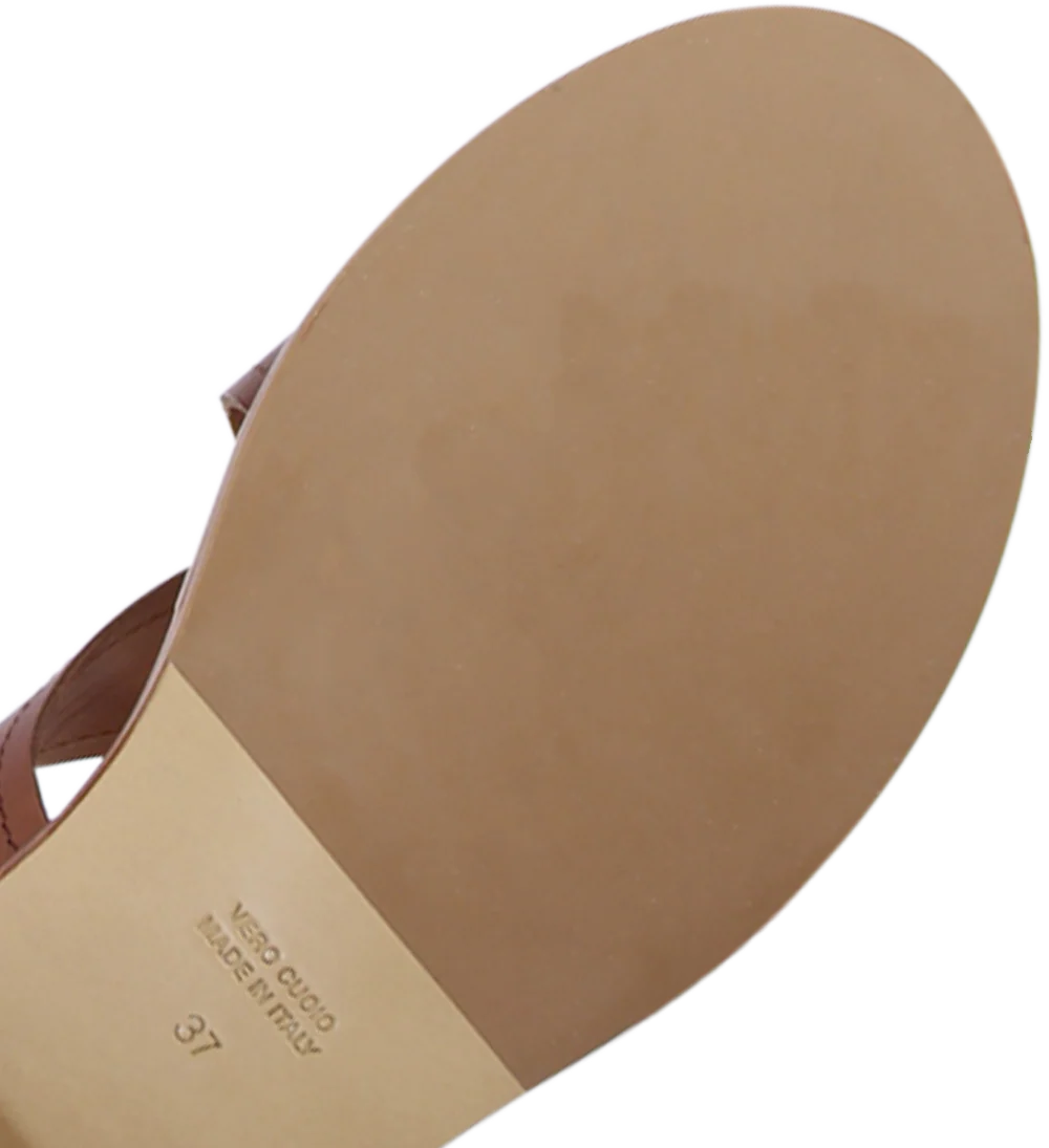 CINDY III sandaler, brun læder - Image 7