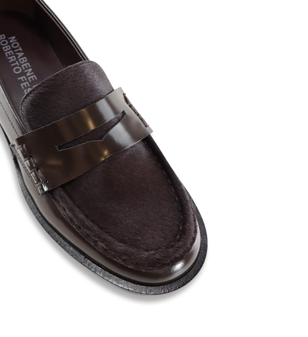 Coretta loafers, brun ko pels - Image 6
