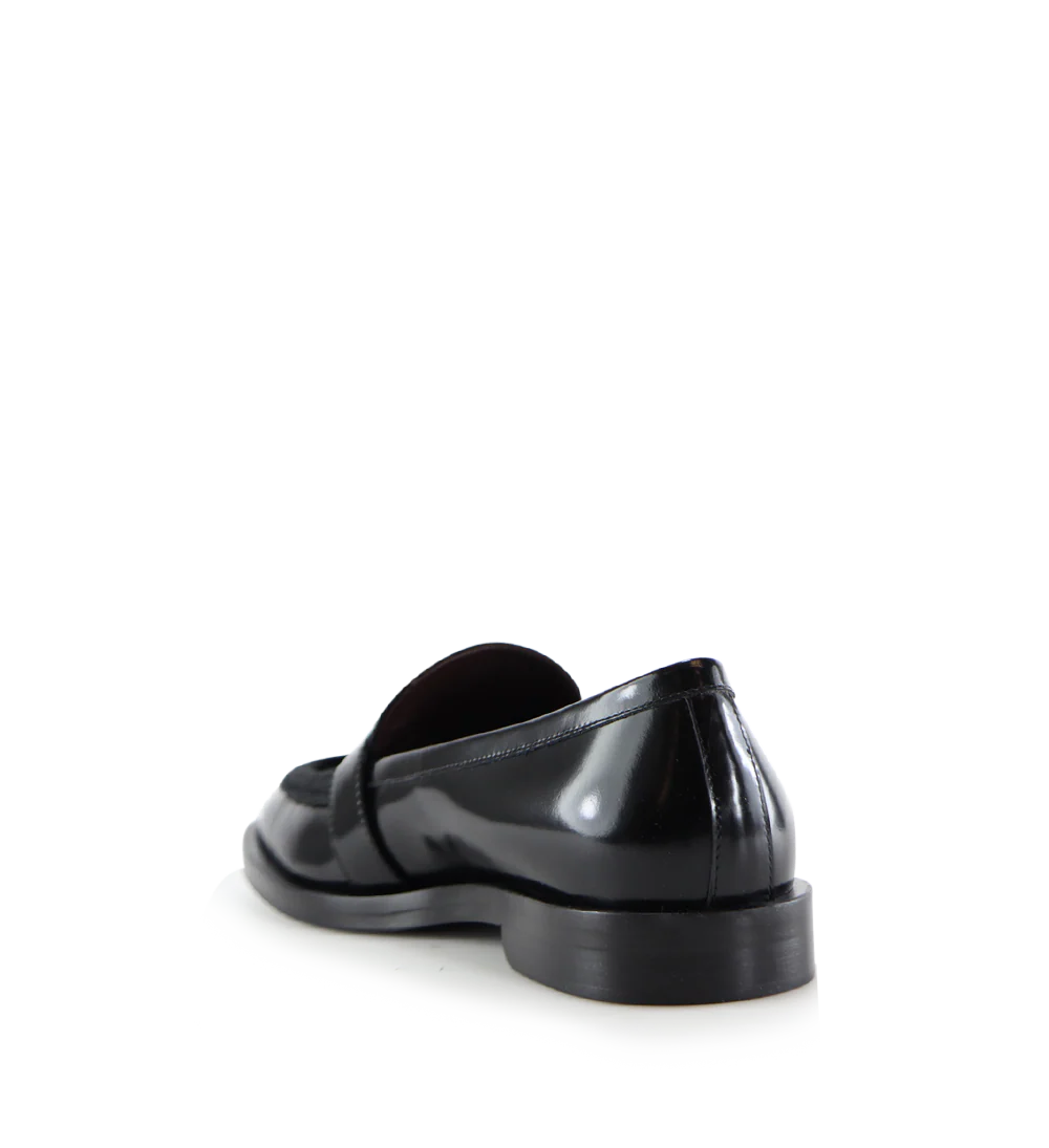 Corinna loafers, sort ko pels - Image 5