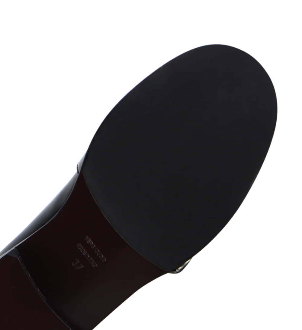 Corinna loafers, sort ko pels - Image 6