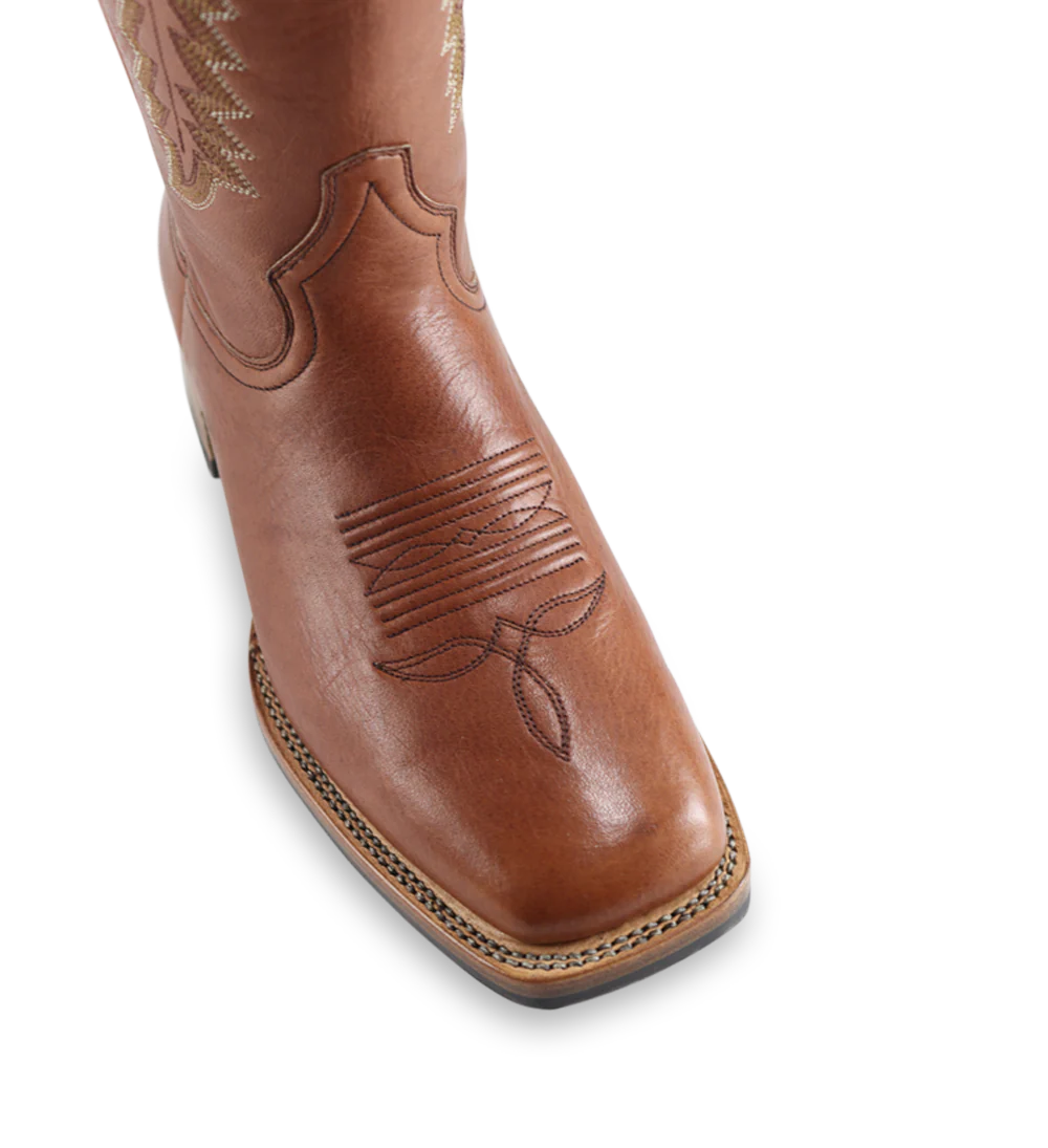 Dragon 30 cowboy støvler, brun læder - Image 6