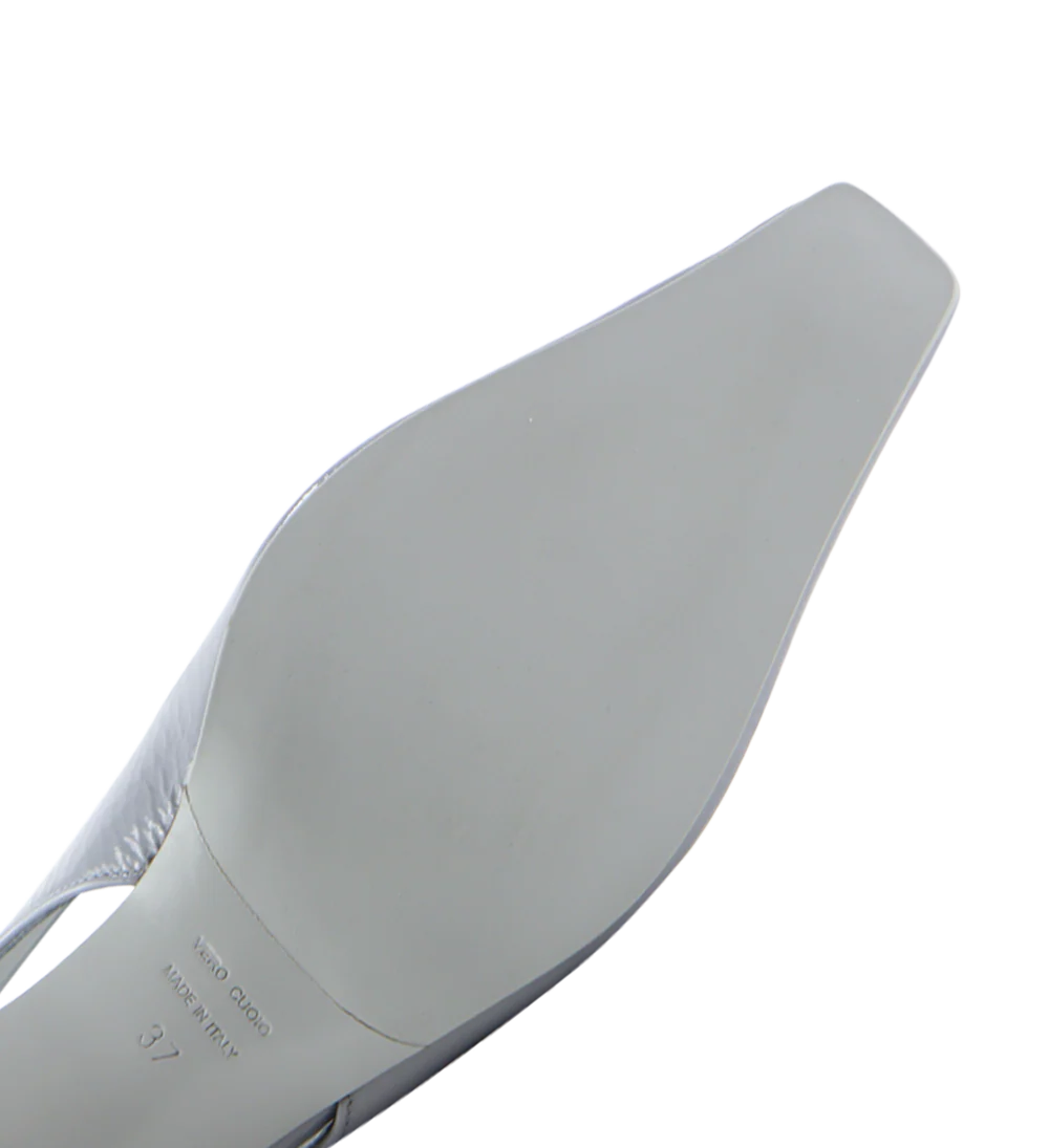 Eleonora 35 slingback stiletter, Ice Blue lak - Image 7
