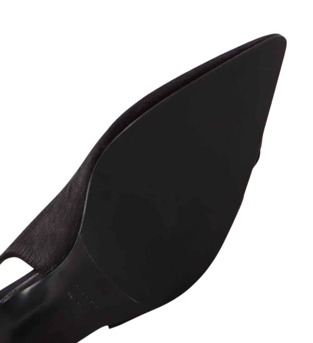 Elisa 50 slingback stiletter, mørkebrun kopels - Image 9