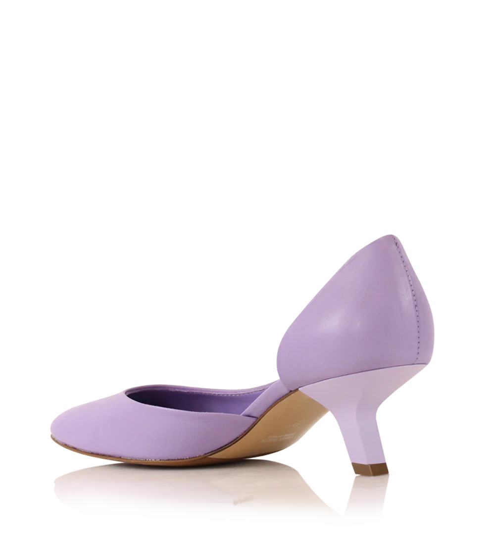 Ellen 55 pumps, lilac læder - Image 3
