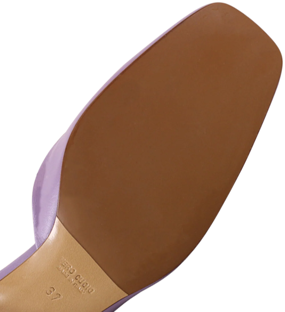 Ellen 55 pumps, lilac læder - Image 5