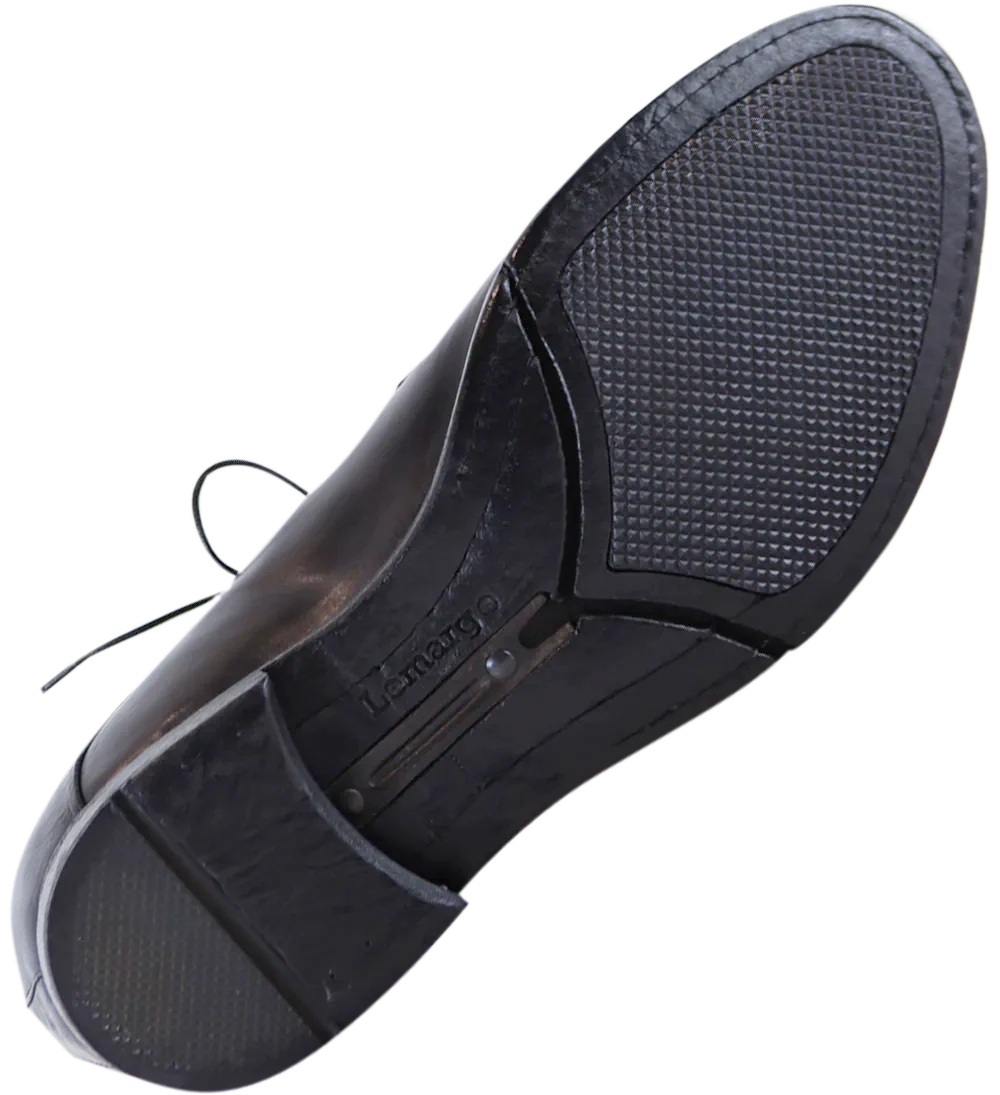 Elmo oxfords sko, sort læder - Image 7