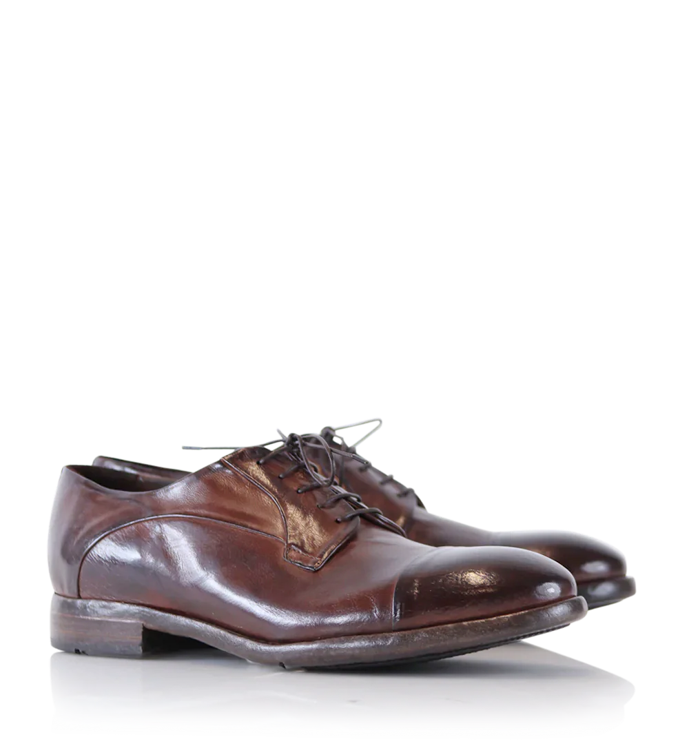 Elmo oxfords sko, brun læder - Image 3