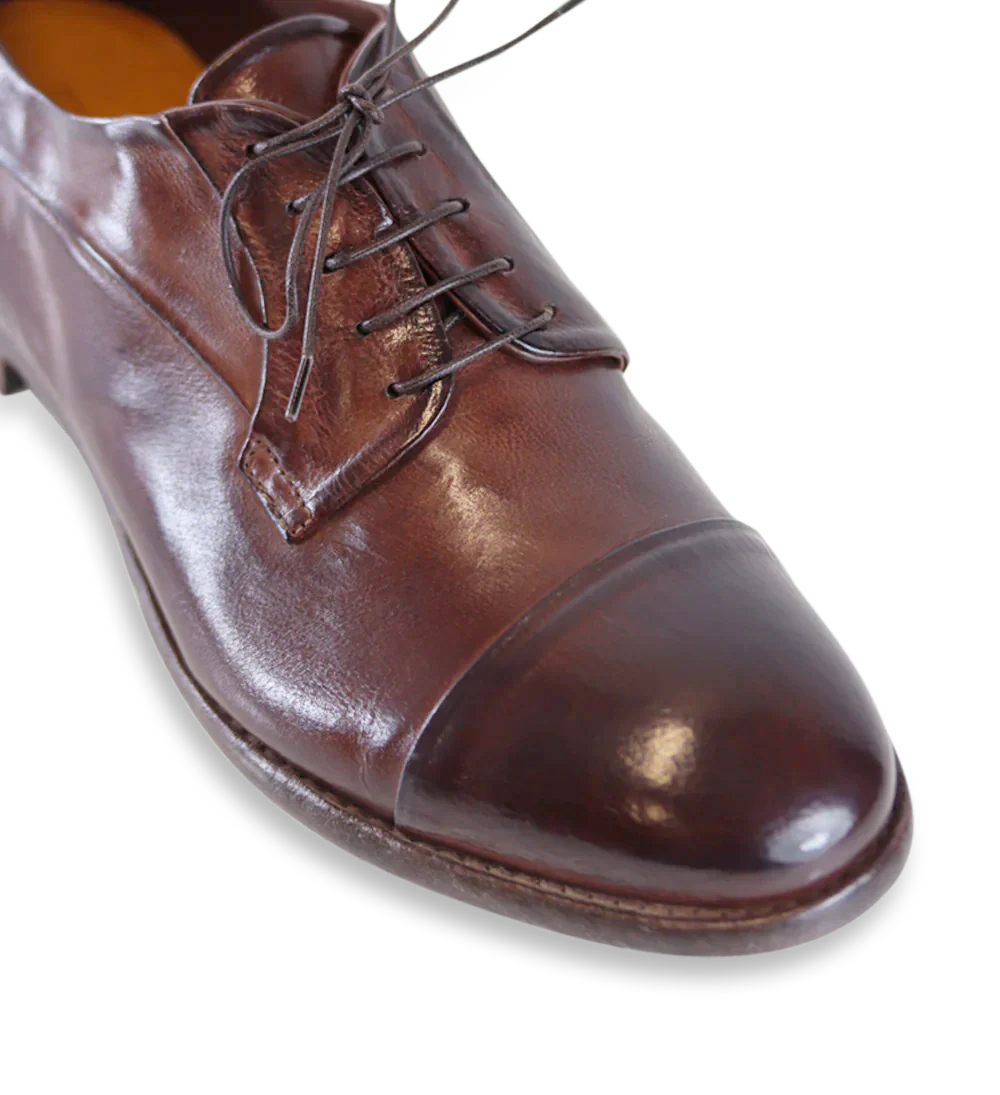 Elmo oxfords sko, brun læder - Image 5