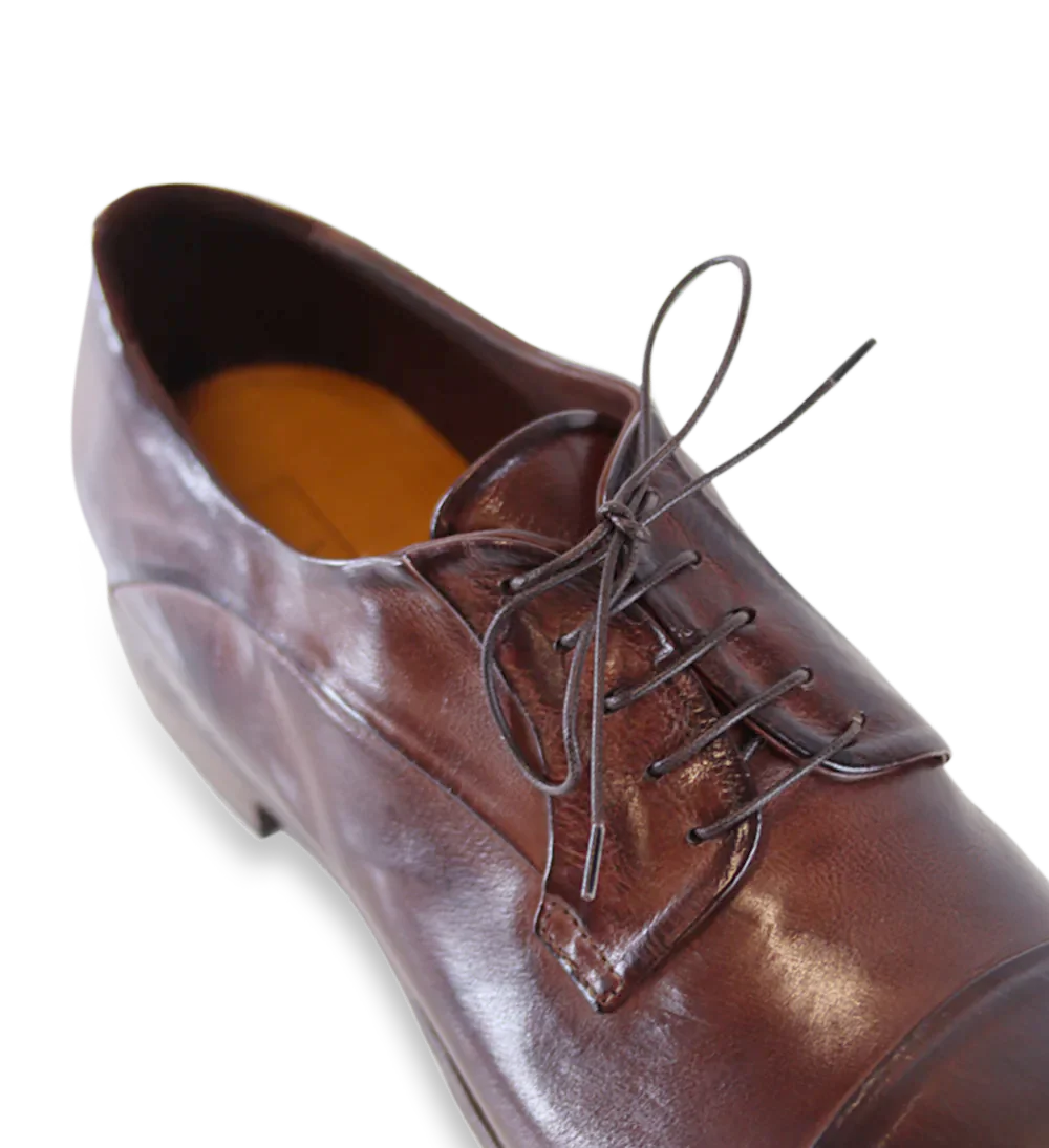 Elmo oxfords sko, brun læder - Image 6