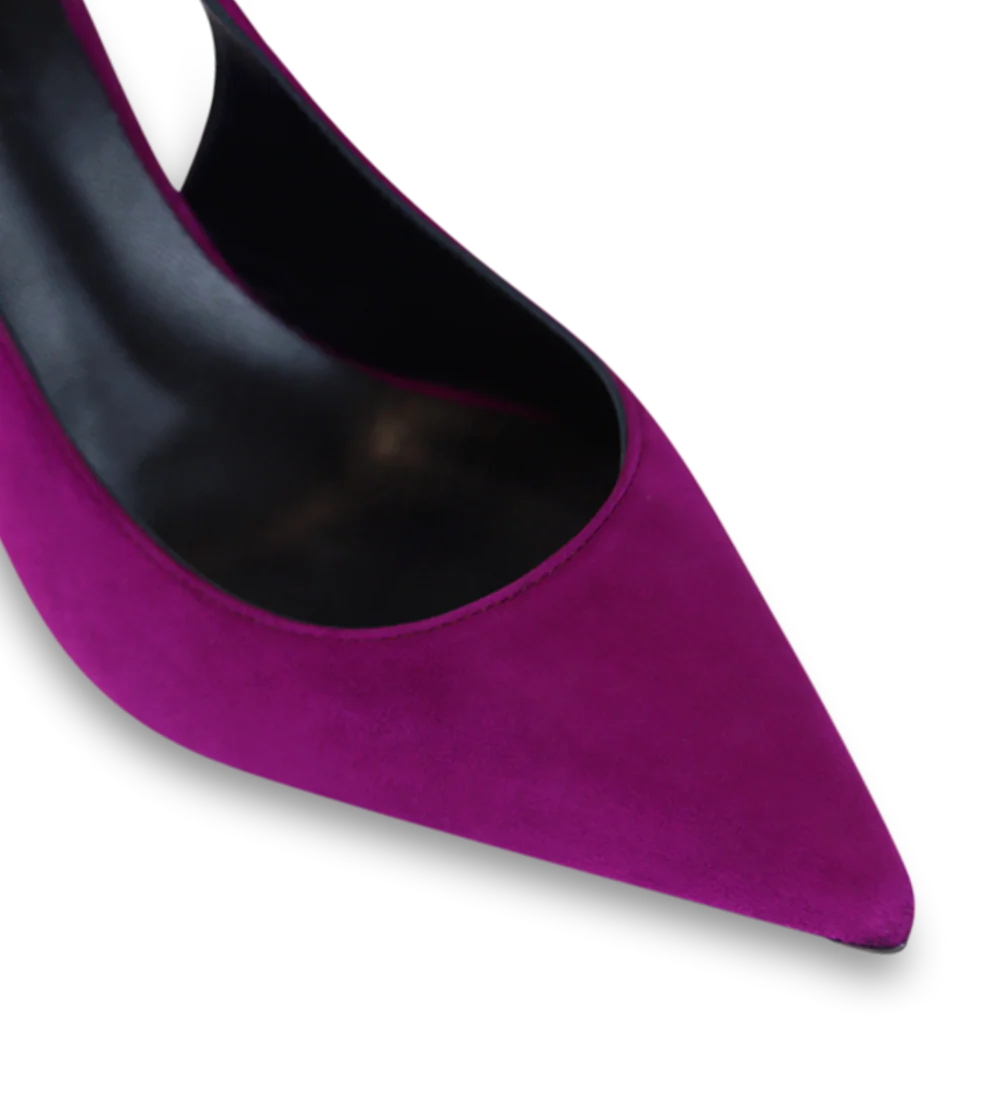 Emilia 90 slingback stiletter, fuxia ruskind - Image 4