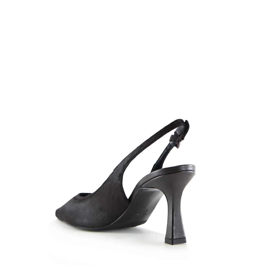 Emilia Low 70 slingback stiletter, mørkebrun kopels - Image 5