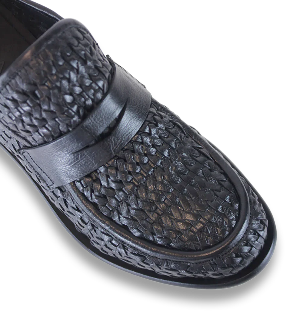 Enrico loafers, sort læder - Image 4