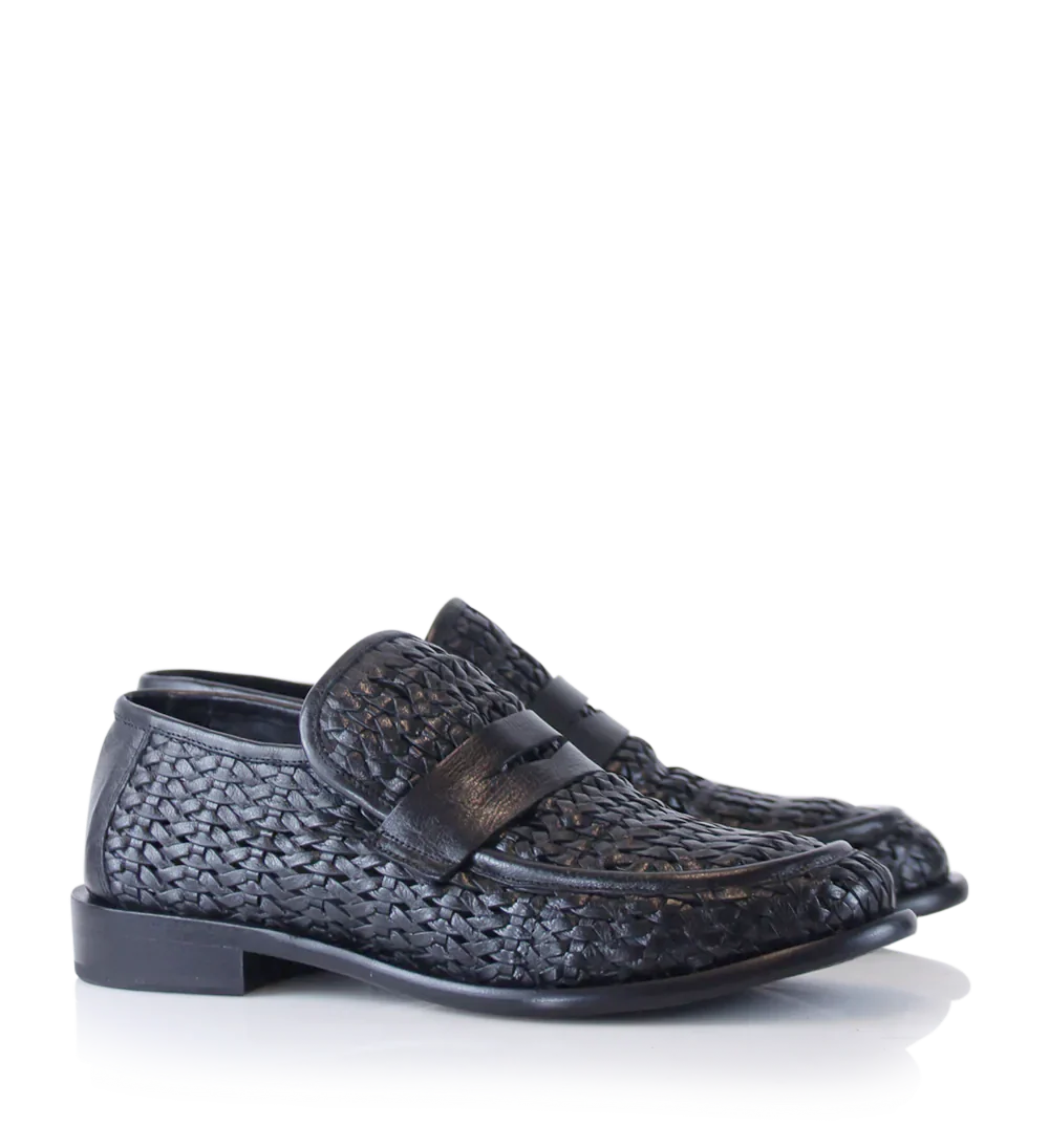 Enrico loafers, sort læder - Image 6