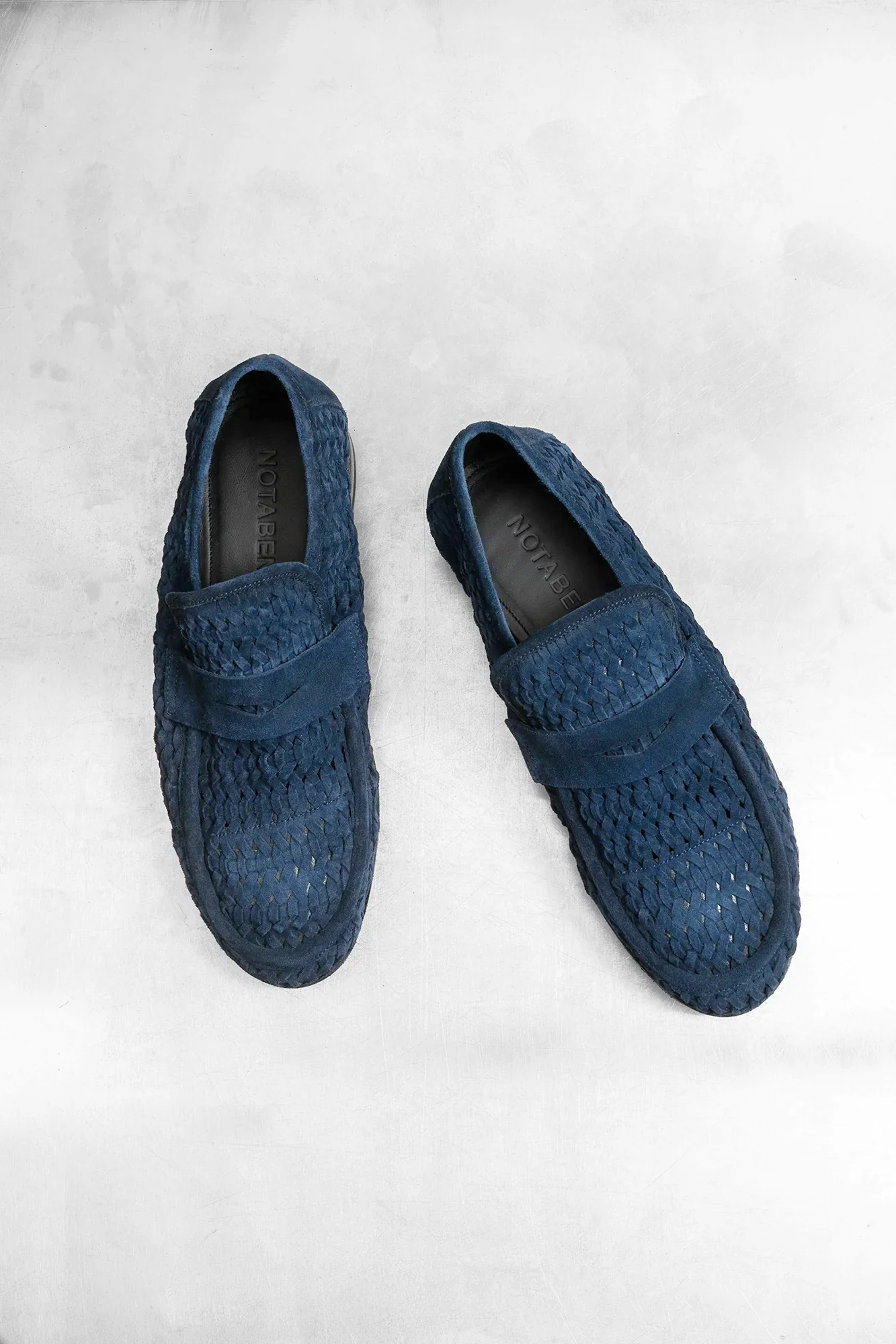 Enrico loafers, blå ruskind - Image 4