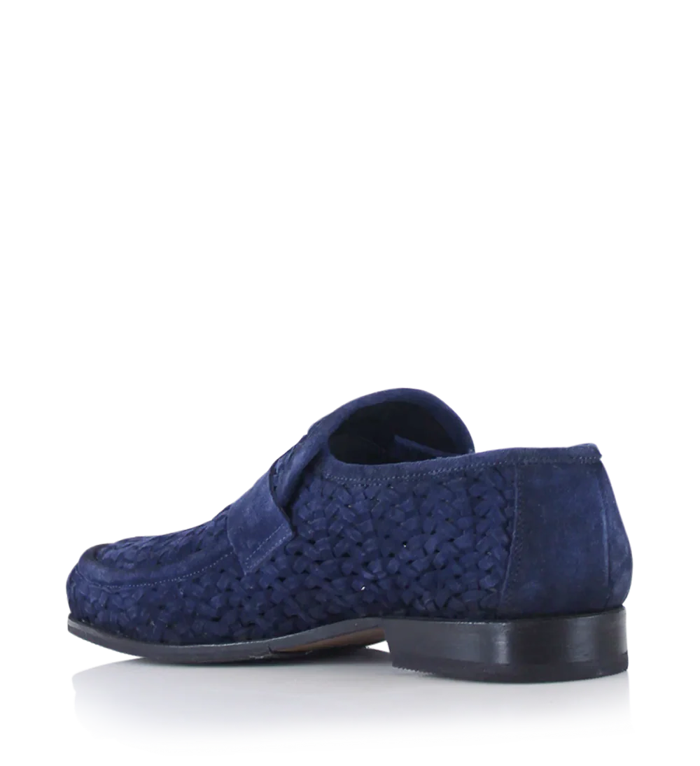 Enrico loafers, blå ruskind - Image 6