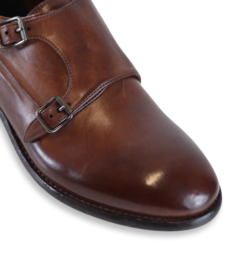 Enzo oxfords sko, brun læder - Image 4