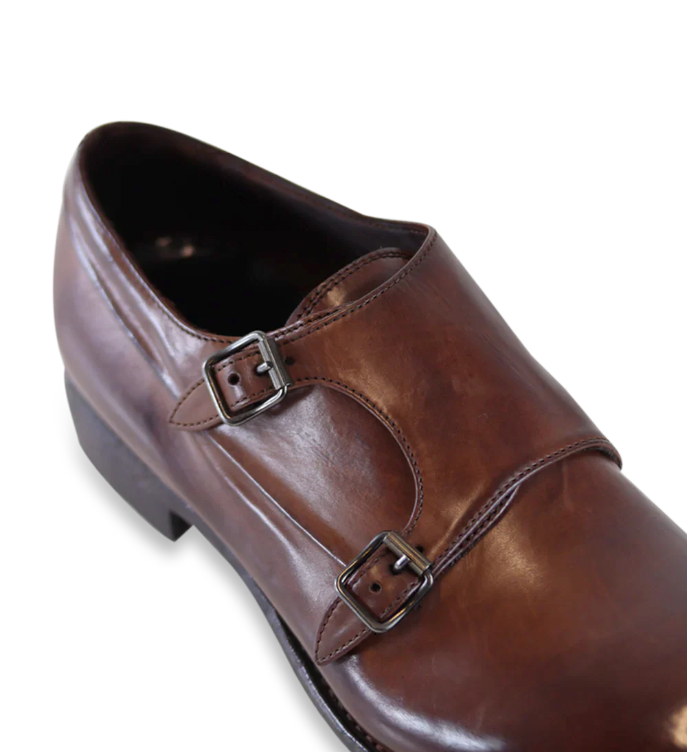 Enzo oxfords sko, brun læder - Image 5