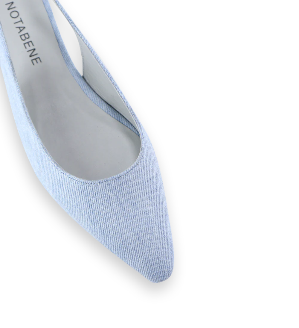 Gilda slingback, jeans - Image 4