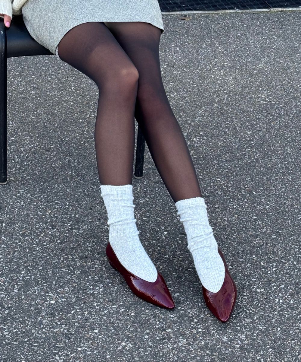 Ginevra ballerina, bordeaux lak - Image 3